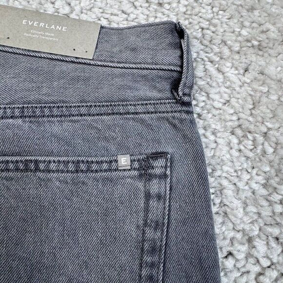 Everlane The Relaxed Straight Jean Organic Cotton Gray 26 NEW - Picture 10 of 13